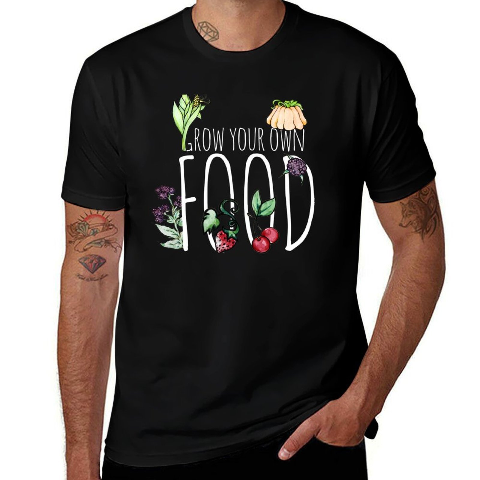 Urban Farming In China - Cultive sua própria ALIMENTAÇÃO: Camiseta de